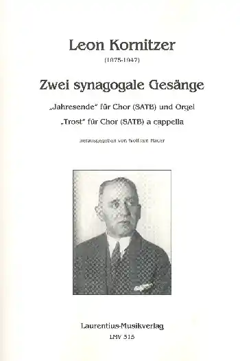2 synagogale Gesänge für gem Chor und Orgel Nur Für Kurze Zeit