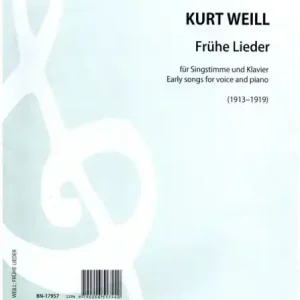Ausverkauf Frühe Lieder für Gesang und Klavier