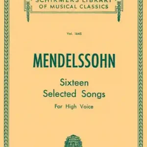 Aktuell 16 selected Songs for high voice and piano (dt/en)