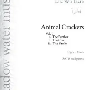 Animal Crackers vol.1 for mixed chorus and piano Neu