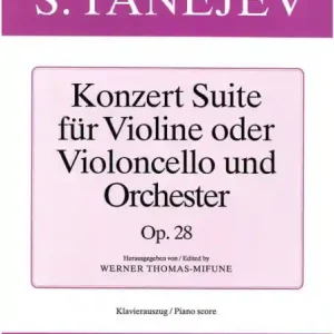 Konzertsuite op.28 für Violine (Violoncello) und Orchester Knallerangebot