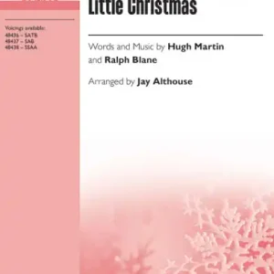 Have Yourself a Merry Little Christmas for mixed chorus and piano Angebot