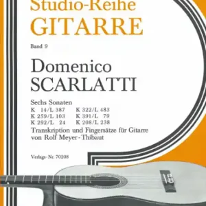 6 Sonaten für Cembalo für Gitarre Sichere Zahlung