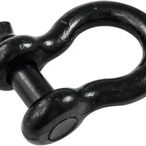 Safetex Schäkel 22mm schwarz mit Schraubbolzen Preisknaller