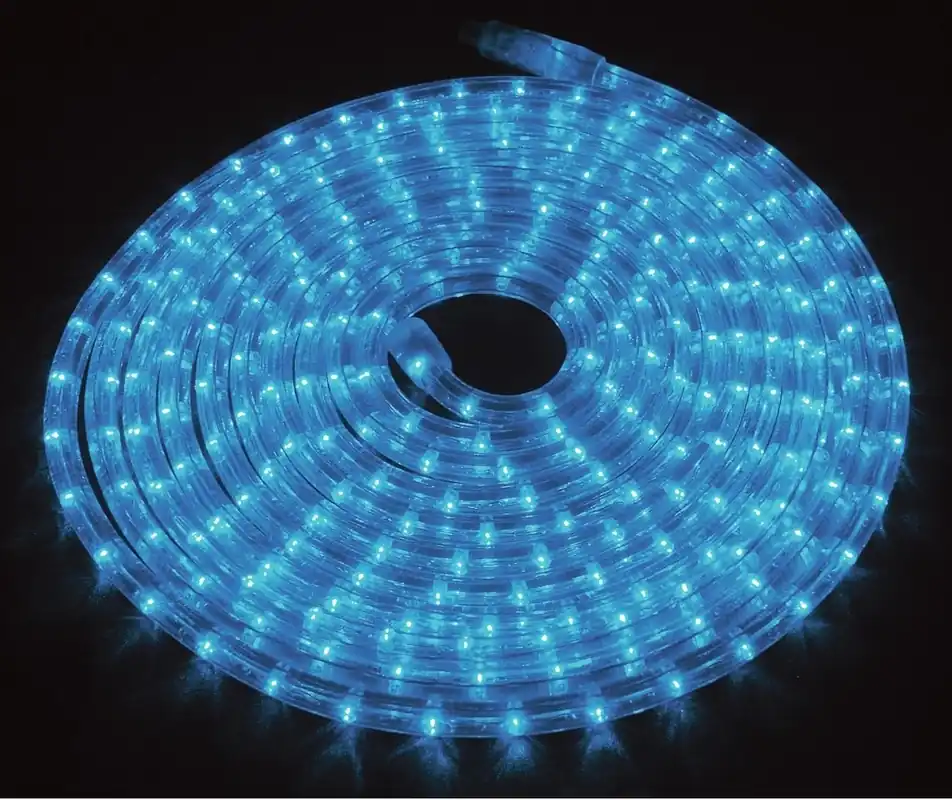 Geprüft Eurolite Rubberlight LED RL1-230V blau 44m