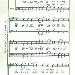 Abschied für Männerchor a cappella Neue Ware