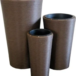 Europalms Dekotopf-Set "INDIA" 74/54/44cm Nur Für Kurze Zeit