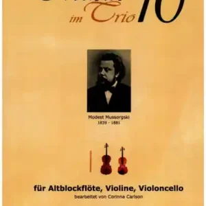 Sonderangebot Musik im Trio Band 10 für Altblockflöte, Violine und Violoncello