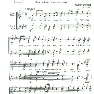 An der Weser für Männerchor a cappella Chorpartitur Rabatt