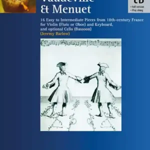 Direkt Vom Hersteller Vaudeville et menuet (+CD) for violin and piano and optional cello