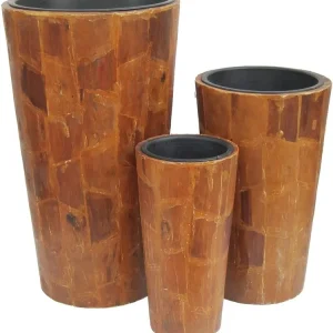 Europalms Dekotopf-Set "AFRICA" 74/54/44cm Preisreduziert