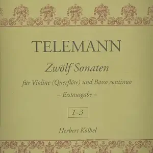 Preisreduziert 12 Sonaten Band 1 (Nr.1-3) für Violine und Klavier