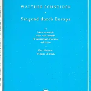 Abverkauf Singend durch Europa 12 heitere Volks- und Tanzlieder für Frauenchor