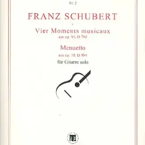 4 moments musicaux aus op.94 D780 und Menuetto op.78 D894 Direkt Vom Hersteller