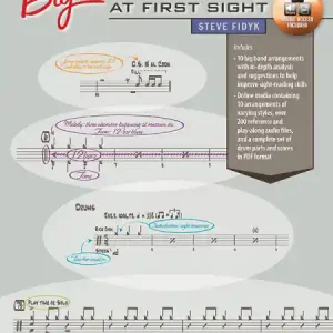 Big Band Drumming at first Sight (+MP3-CD): for drum set Neue Ware