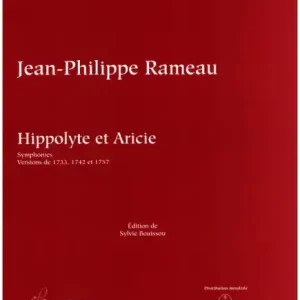 Direkt Vom Hersteller Hippolyte et Aricie RCT43 für Orchester