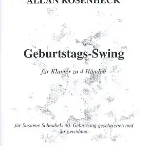 Neu Im Sortiment Geburtstags-Swing für Klavier zu 4 Händen