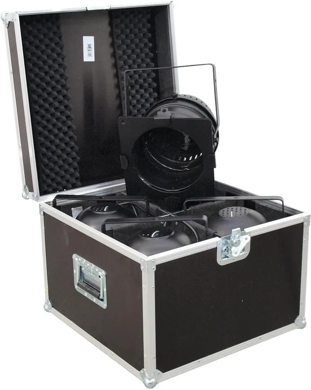 Roadinger Transportcase für 4 x PAR-64 Spot, kurz Expressversand