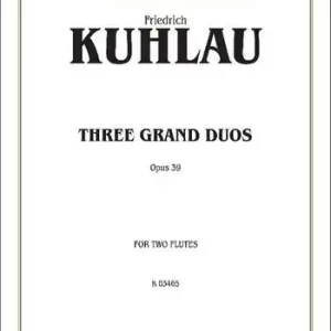 3 Grand Duos op.39 for 2 flutes Letzte Chance