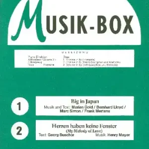 Big in Japan und Herzen haben keine Fenster: für Combo Saisonangebot