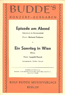Markenprodukt Episode am Abend und Ein Sonntag in Wien: für Salonorchester