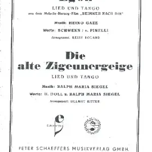 Geprüft Egon: für Salonorchester