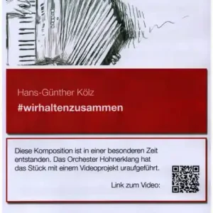 #wirhaltenzusammen für Akkordeon Ausverkauf