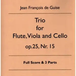 Trio op.25 Nr.15 for flute, viola and violoncello Billig