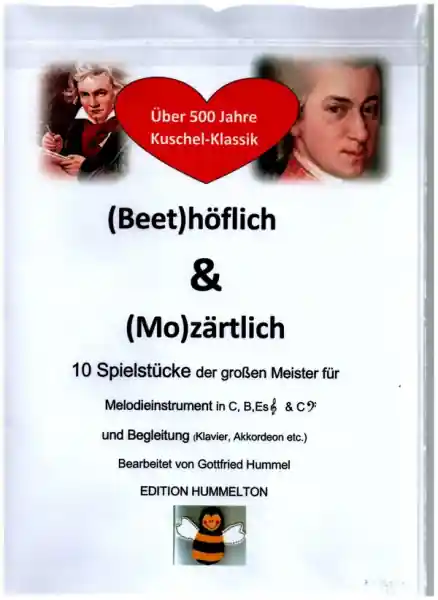 Beethöflich und Mozärtlich für Melodieinstrument und Klavier (Akkordeon) Neue Kollektion