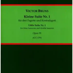 Expressversand Kleine Suite Nr.1 op.55 für 3 Fagotte und Kontrafagott