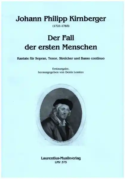 Angebot Der Fall der ersten Menschen für Sopran, Tenor, Streicher und Bc