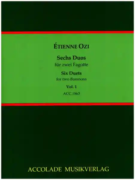 6 Duos Band 1 (Nr.1-3) für 2 Fagotte Beliebt
