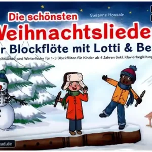 Die schönsten Weihnachtslieder mit Lotti & Ben (+OnlineAudio) für 1 - 3 Blockflöten inkl. Klavierbeg Neu