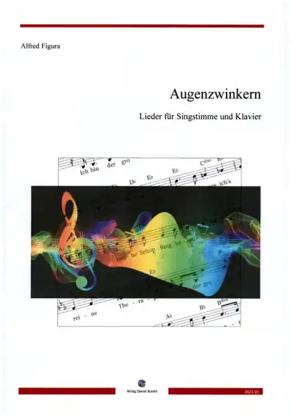 Augenzwinkern für Singstimme und Klavier Preis Gesenkt