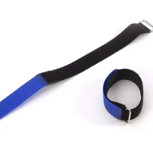 Neue Kollektion Adam Hall Accessories VR 2530 BLU Klett Kabelbinder 300 x 25 mm blau