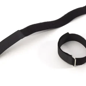 Adam Hall Accessories VR 4040 BLK Klett Kabelbinder 400 x 38 mm schwarz Neue Ware