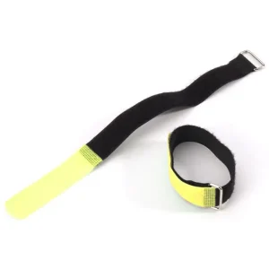 Markenware Adam Hall Accessories VR 4040 YEL Klett Kabelbinder 400 x 38 mm gelb