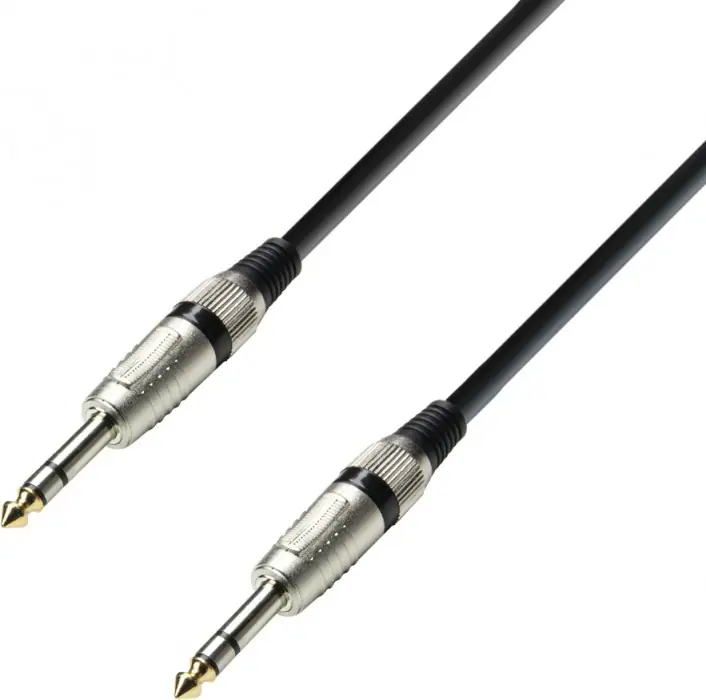 Bestpreis Adam Hall Cables K3 BVV 0900 Audiokabel 6,3 mm Klinke stereo auf 6,3 mm Kl