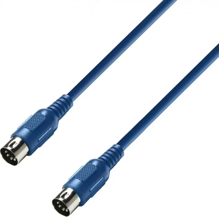 Zertifiziert Adam Hall Cables K3 MIDI 0075 BLU MIDI Kabel 0,75 m blau