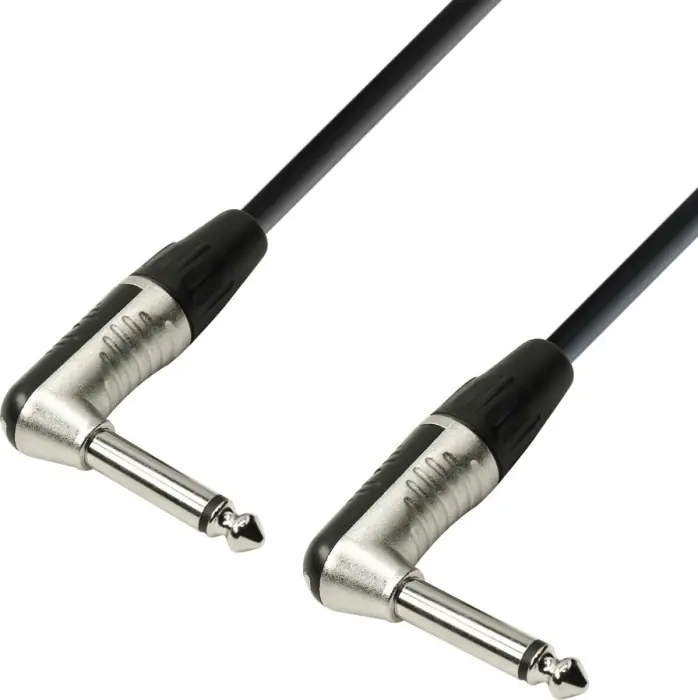 Adam Hall Cables K4 IRR 0150 Instrumentenkabel REAN 6,3 mm Winkelklinke mo Echt