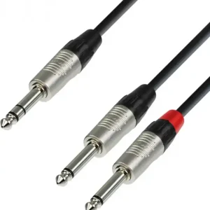 Preiswert Adam Hall Cables K4 YVPP 0600 Audiokabel REAN 6,3 mm Klinke stereo auf 2 x