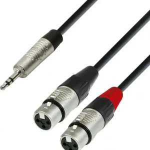 Adam Hall Cables K4 YWFF 0300 Audiokabel REAN 3,5 mm Klinke stereo auf 2 x Top-Angebot