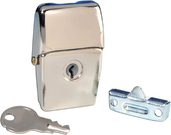 Abverkauf Adam Hall Hardware 19061 Aufbauschloss mittel verzinkt abschließbar