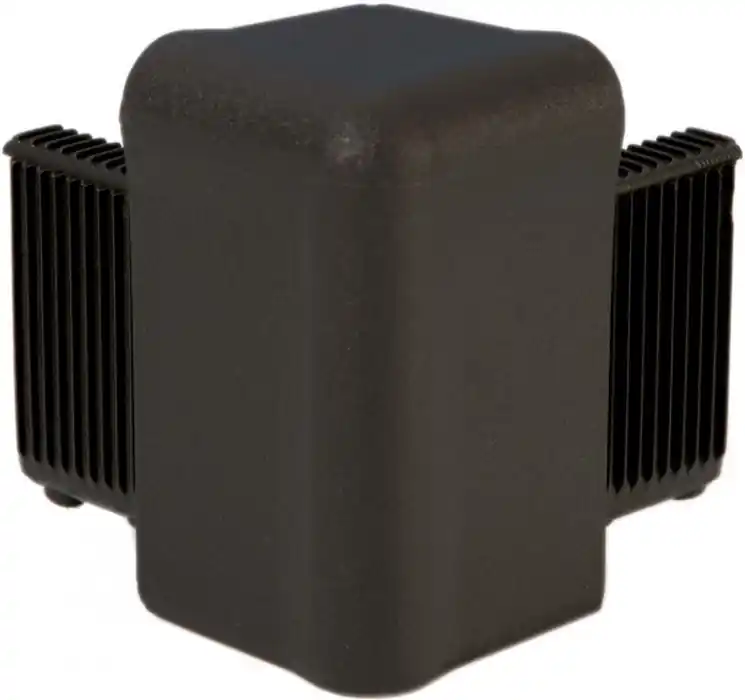 Kostenfreie Lieferung Adam Hall Hardware Q 4504 BLK Ecke für Deckelrahmen schwarz