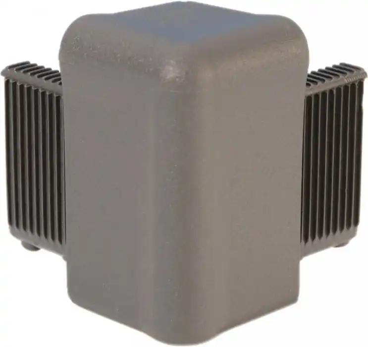 Adam Hall Hardware Q 4504 MG Ecke für Deckelrahmen mittelgrau Kostenloser Versand