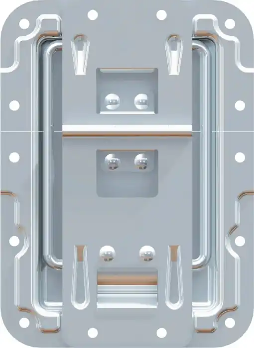 Zertifiziert Adam Hall Hardware 270838 Deckelfeststeller groß gekröpft mit Scharnier, K