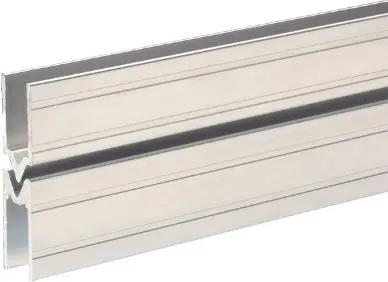 Adam Hall Hardware 6144 F Aluminium-Schließprofil female für 9,6 mm Materi Solange Der Vorrat Reicht