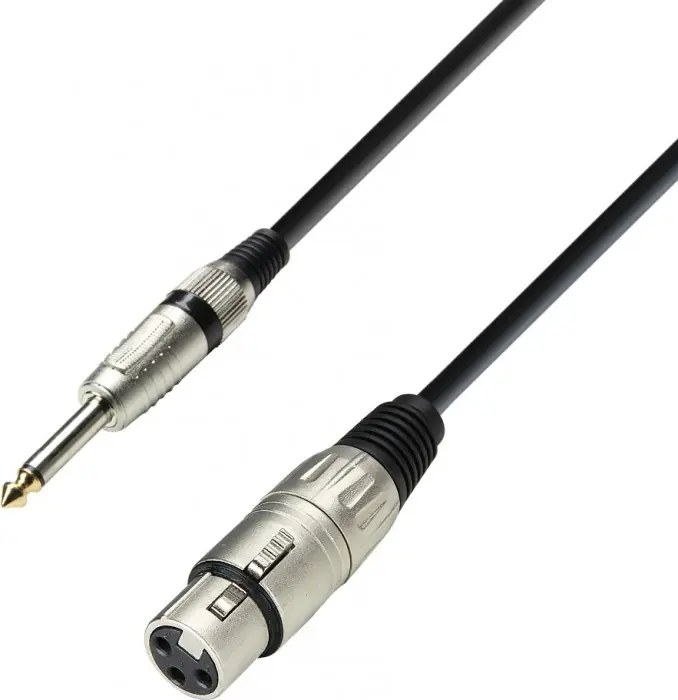 Adam Hall Cables K3 MFP 0300 Mikrofonkabel XLR female auf 6,3 mm Klinke mo Super-Preis