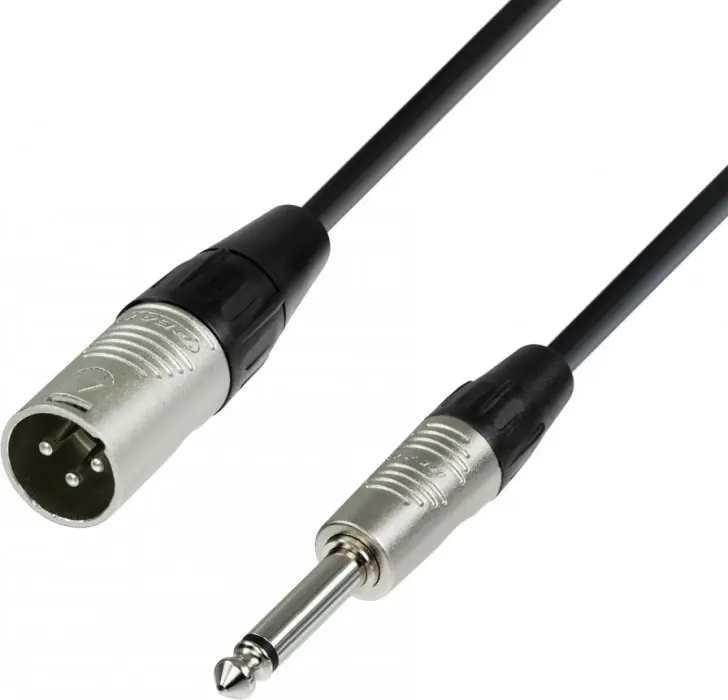 Günstig Adam Hall Cables K4 MMP 0500 Mikrofonkabel REAN XLR male auf 6,3 mm Klinke