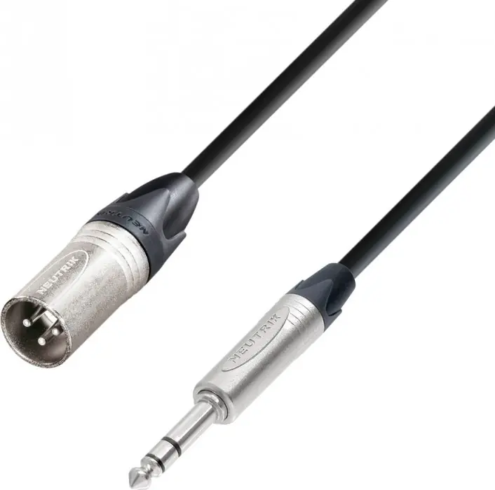 Direkt Vom Hersteller Adam Hall Cables K5 BMV 1000 Mikrofonkabel Neutrik XLR male auf 6,3 mm Kli